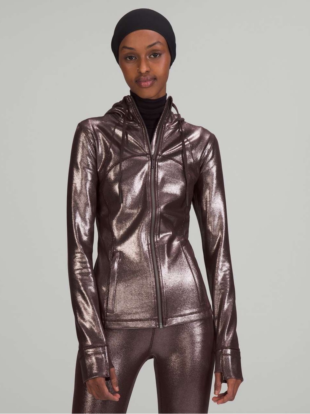 Lululemon Hooded Define Jacket Shine
Radiate Foil Print French Press size 16